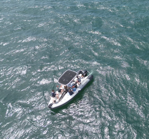 Photo bateau vu du haut